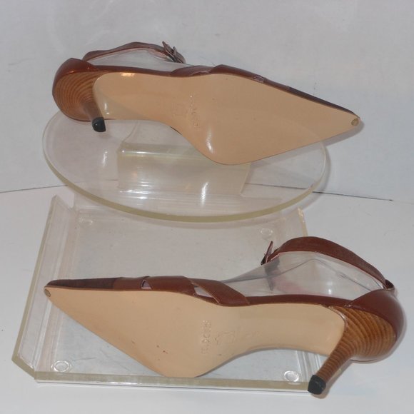 COUP DE'TAT BROWN LEATHER SHOES SIZE 9 MEDIUM - Picture 6 of 7